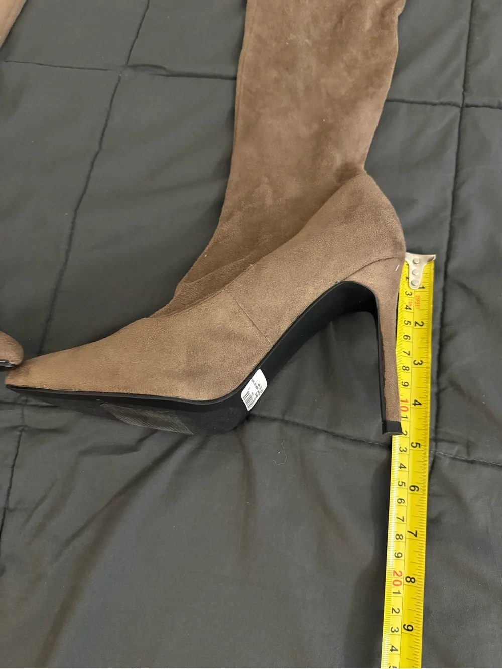 Women’s Over-the-Knee Stiletto Boot in Taupe